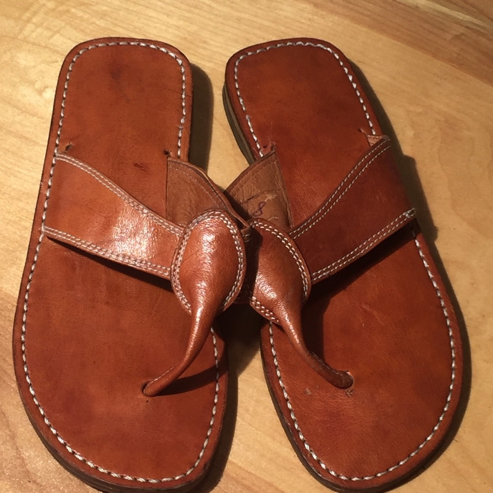 Leather Flip Flops Custom Made